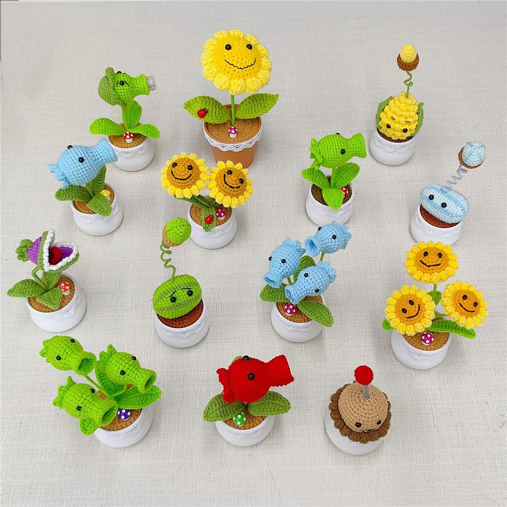 Home Office Layout - Plants Zombies Sunflower Pea Flower Pot