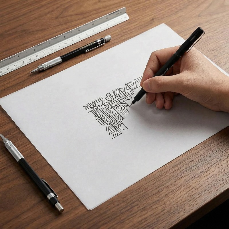 A4 Calligraphy Tracing Paper 1 - Home Office Layout 评论和价格