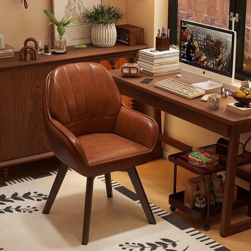 Solid Wood Study Room Rotatabl - Home Office Work Table 评论和价格