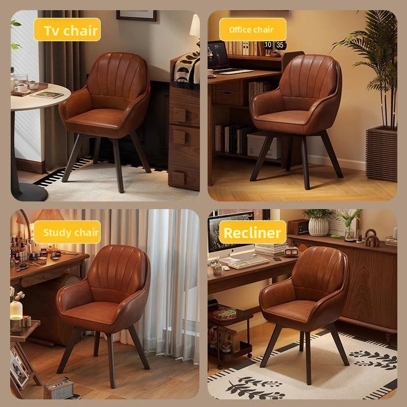 Solid Wood Study Room Rotatabl - Home Office Work Table 评论和价格