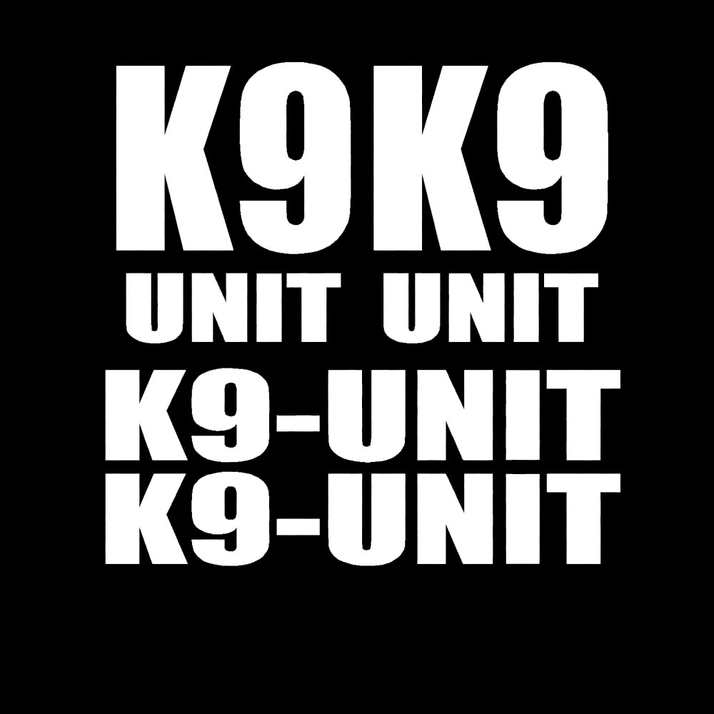 4pcs for K-9 K9 UNIT DECAL SET - Home Office Logo 评论和价格