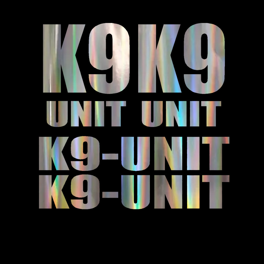 4pcs for K-9 K9 UNIT DECAL SET - Home Office Logo 评论和价格