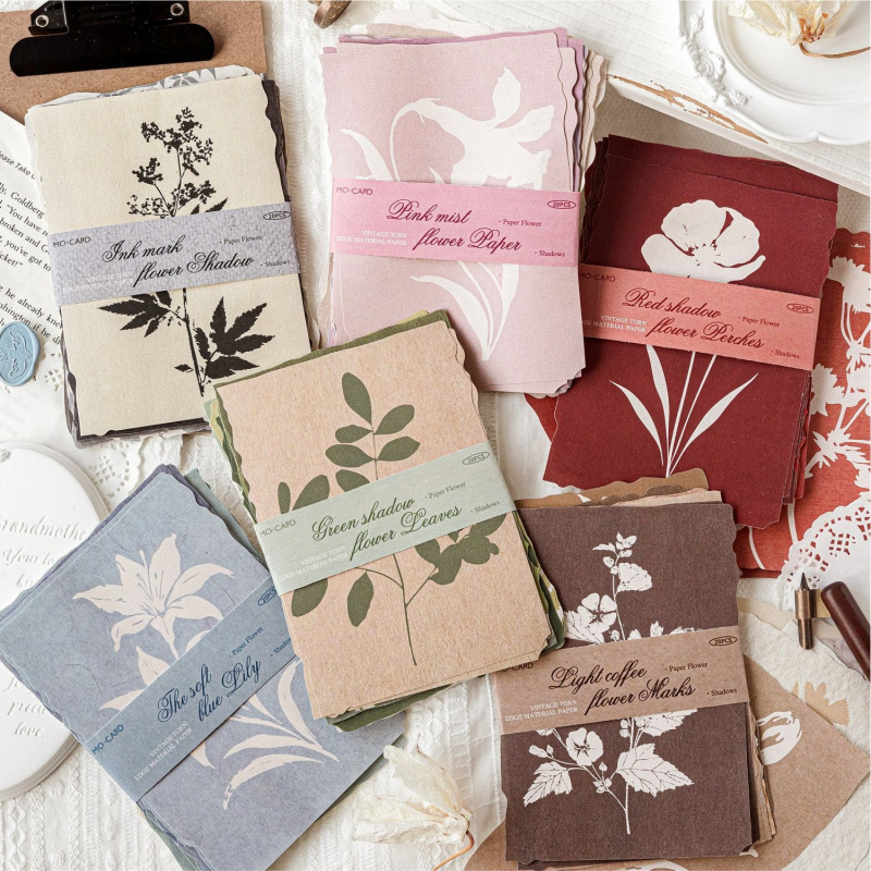 20 Sheets Floral Silhouette Ma - Home Office Layout 评论和价格