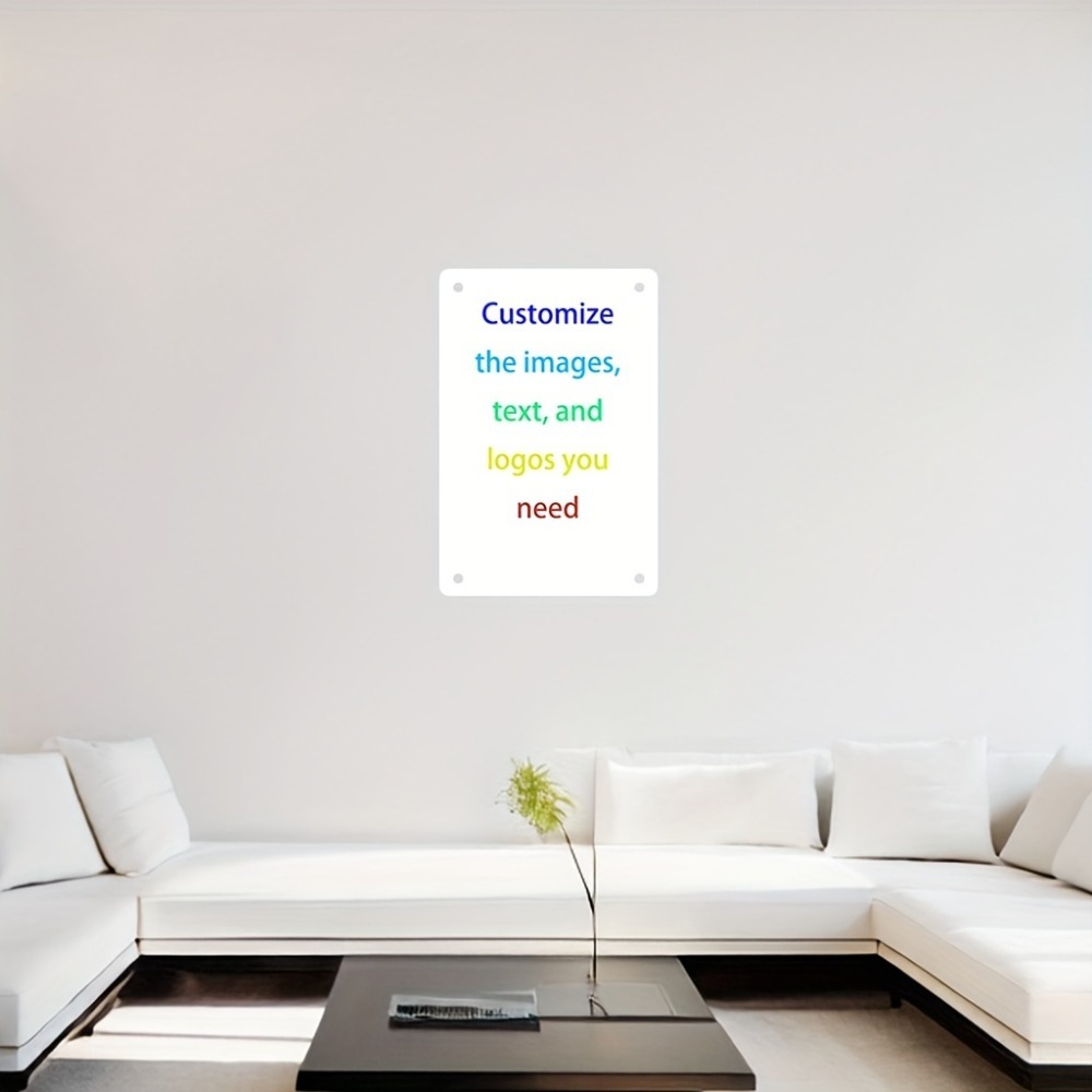 Custom Metal Sign 8x12in, Pers - Home Office Logo 评论和价格