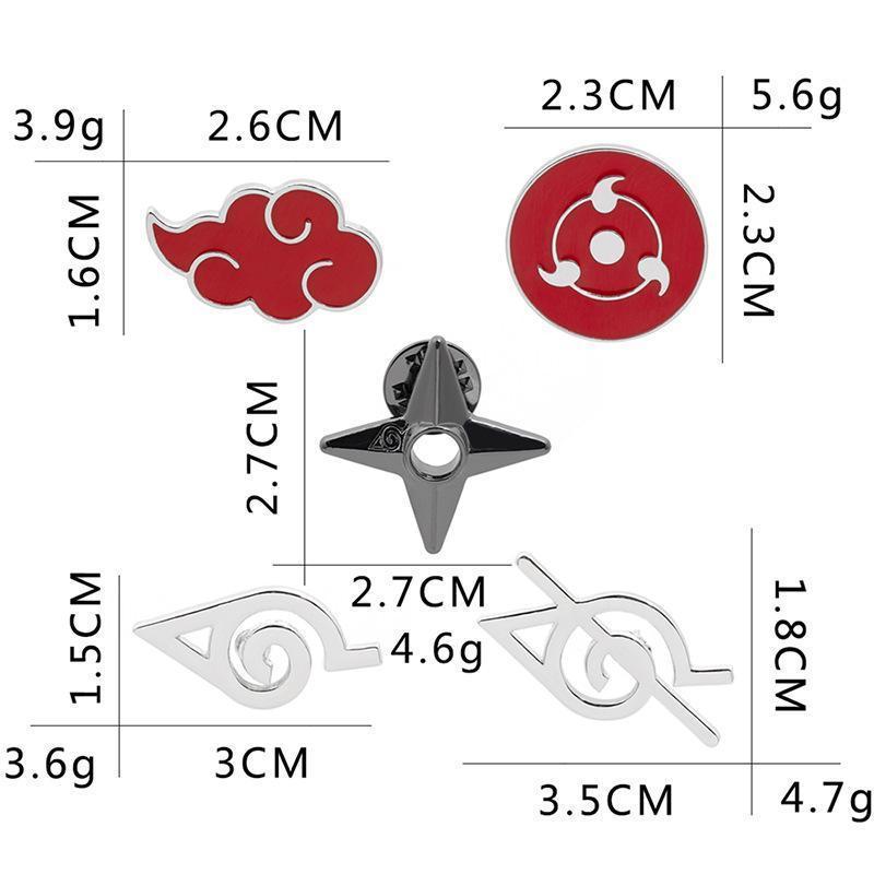 Naruto Akatsuki Red Cloud Badg - Home Office Or 评论和价格