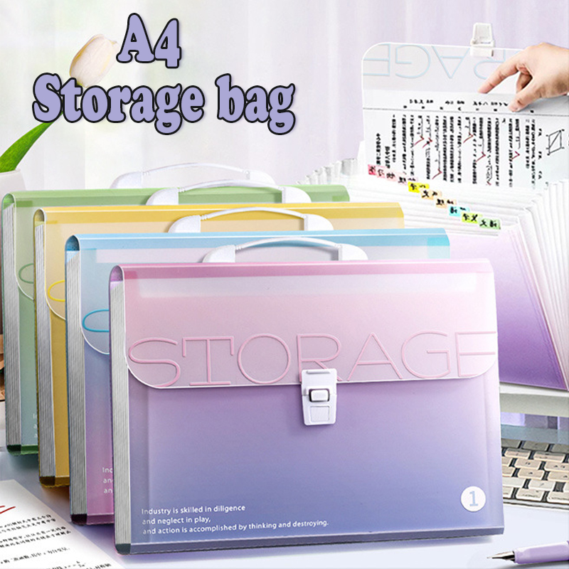 A4 13 Pockets File Folder Docu - Document Scanner Portable 评论和价格